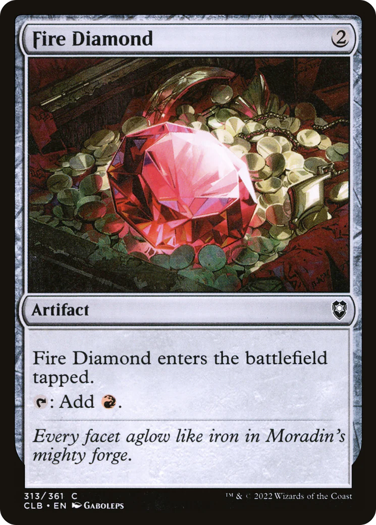Fire Diamond (CLB-313)  Foil - Commander Legends: Battle for Baldur's Gate
