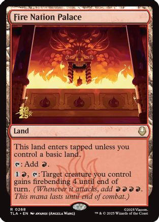 Fire Nation Palace (PRE-268)  Foil - Prerelease Cards