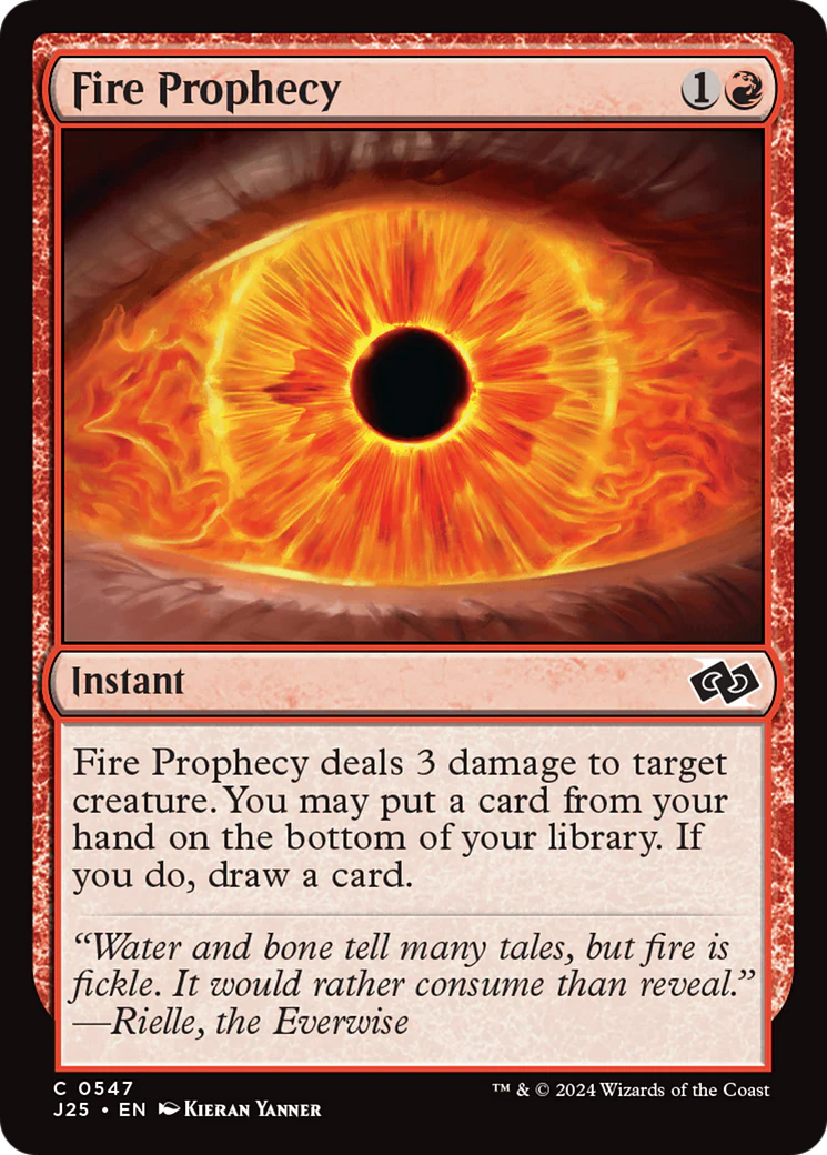 Fire Prophecy (J25-547)  - Foundations Jumpstart
