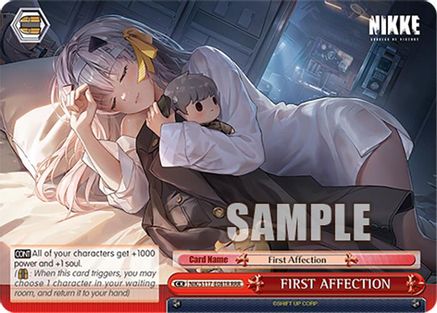 FIRST AFFECTION (RRR) (NIK/S117-E081R RRR) - GODDESS OF VICTORY: NIKKE