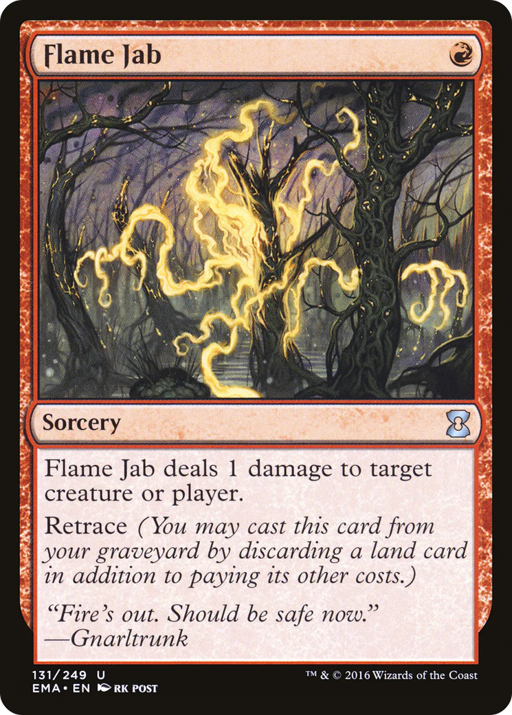 Flame Jab (EMA-131) Foil - Eternal Masters