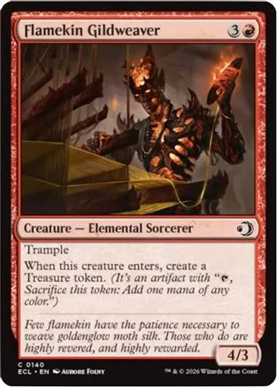 Flamekin Gildweaver (ECL-140) Foil - Lorwyn Eclipsed
