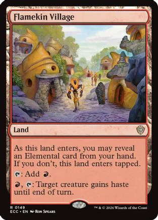 Flamekin Village (ECC-149) - Commander: Lorwyn Eclipsed