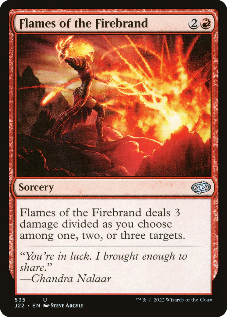 Flames of the Firebrand (J22-535)  - Jumpstart 2022