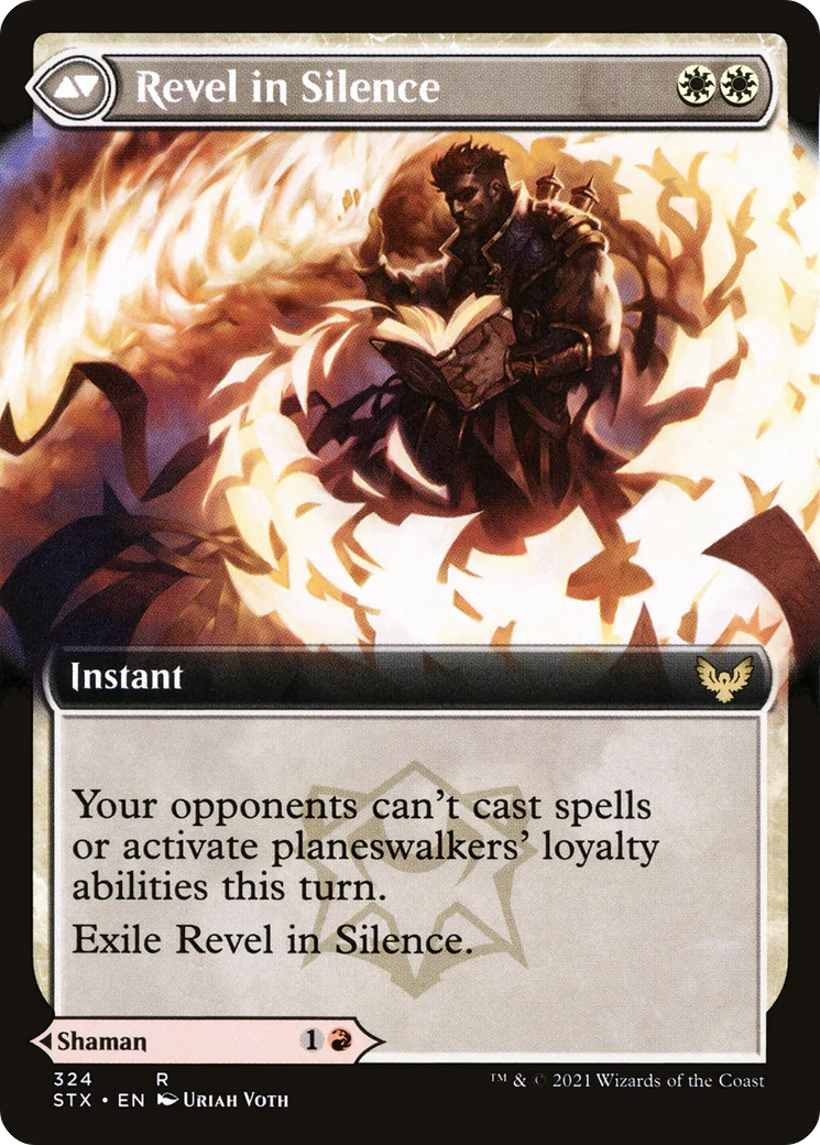 Flamescroll Celebrant (Extended Art) (STX-324)  Foil - Strixhaven: School of Mages: (Extended Art) - Image 2