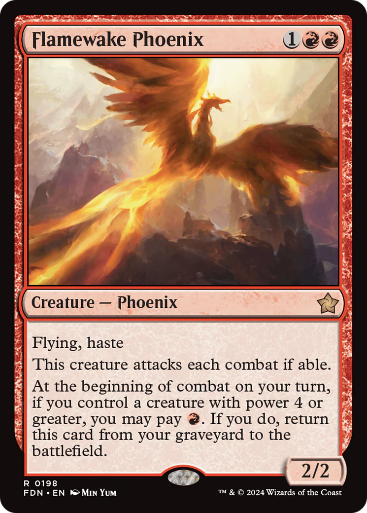 Flamewake Phoenix (FDN-198)  - Foundations
