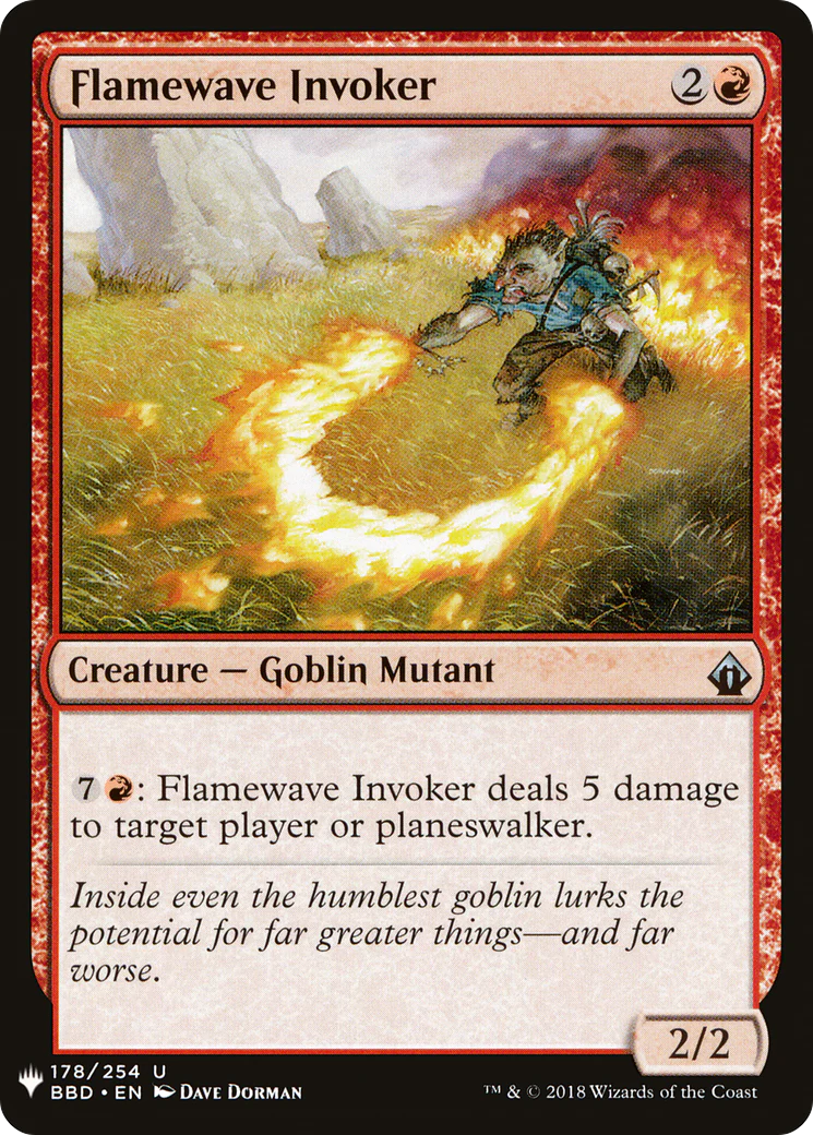 Flamewave Invoker (LIST-178)  - The List