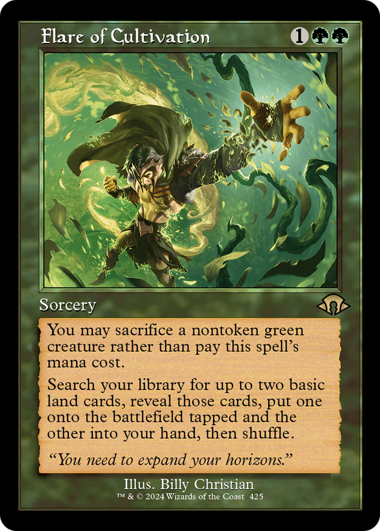 Flare of Cultivation (Retro Frame) (MH3-425)  Foil - Modern Horizons 3