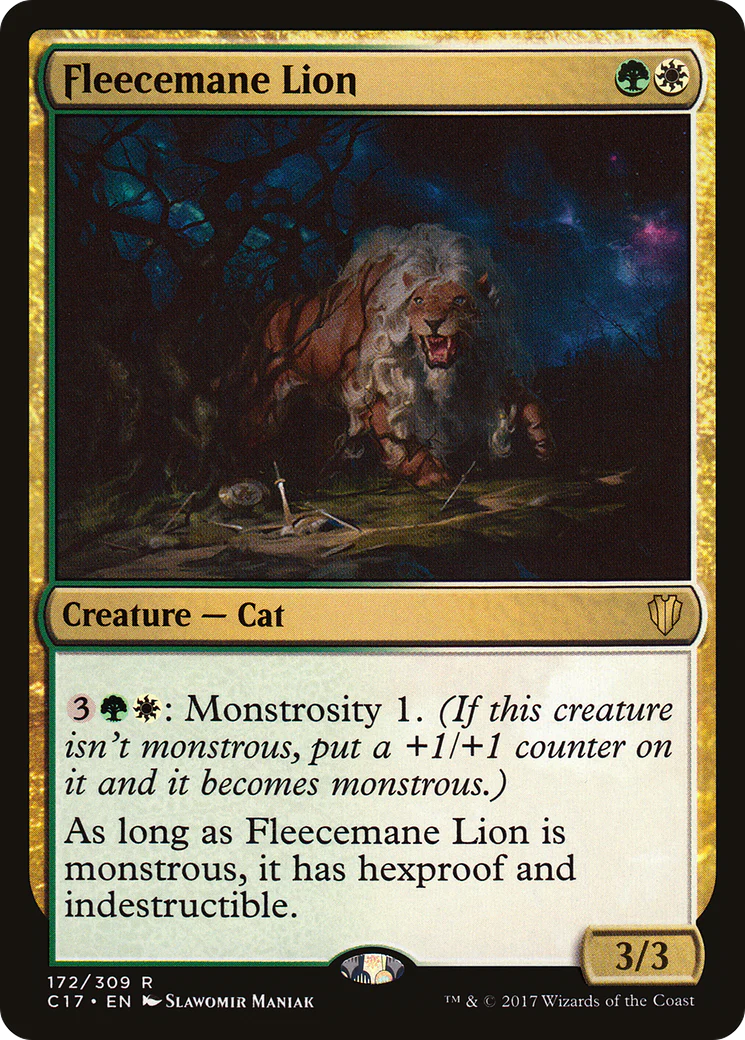 Fleecemane Lion (C17-172)  - Commander 2017