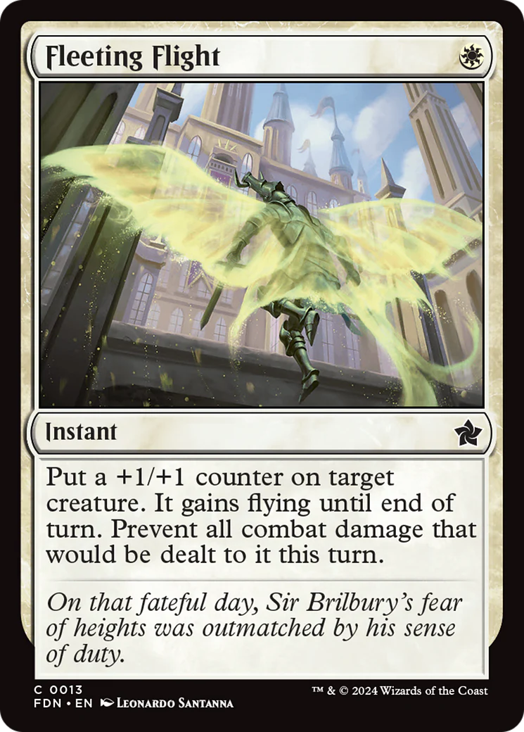 Fleeting Flight (FDN-013)  Foil - Foundations