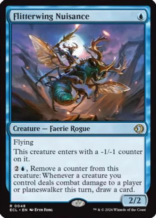 Flitterwing Nuisance (ECL-048) Foil - Lorwyn Eclipsed