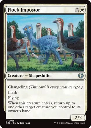 Flock Impostor (ECL-016)  - Lorwyn Eclipsed