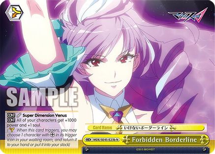 Forbidden Borderline (B) (MDE/SE45E23b N) - MACROSS Delta Premium Booster