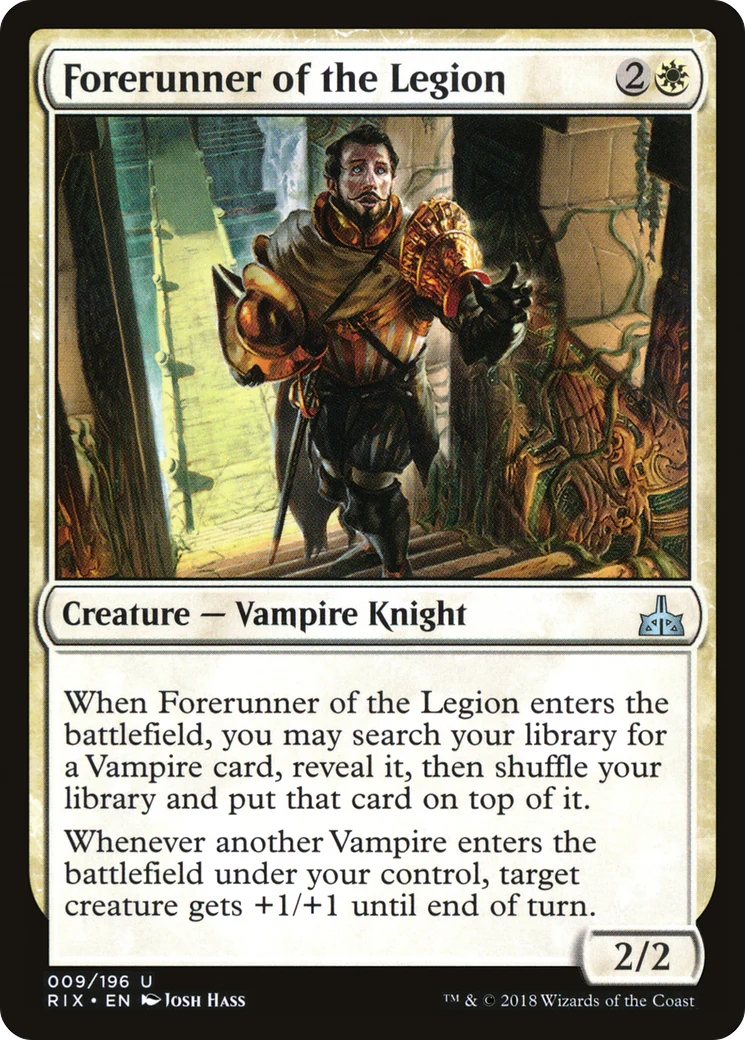 Forerunner of the Legion (RIX-009)  Foil - Rivals of Ixalan