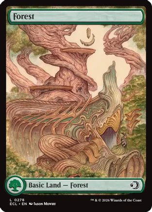 Forest (0278) (ECL-278) Foil - Lorwyn Eclipsed