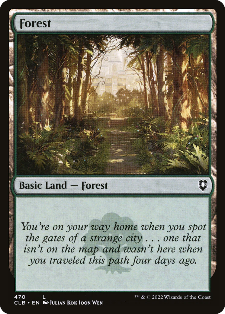 Forest (470) (CLB-470)  - Commander Legends: Battle for Baldur's Gate