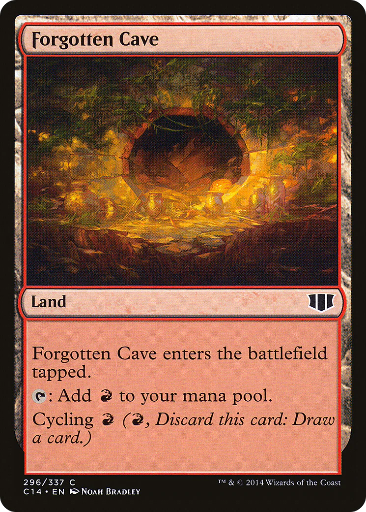 Forgotten Cave (C14-296)  - Commander 2014