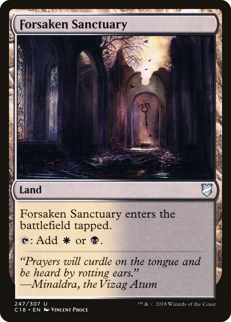 Forsaken Sanctuary (C18-247)  - Commander 2018