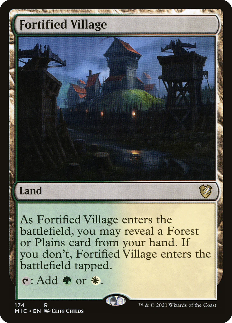 Fortified Village (MIC-174)  - Midnight Hunt Commander