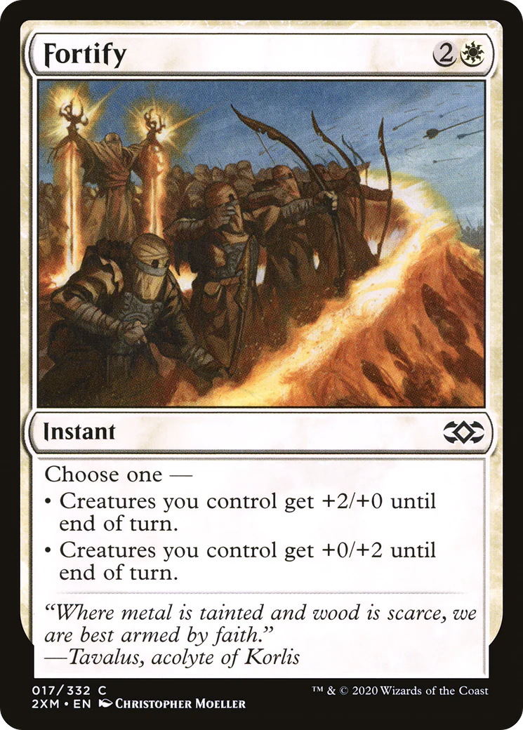 Fortify (2XM-017)  Foil - Double Masters