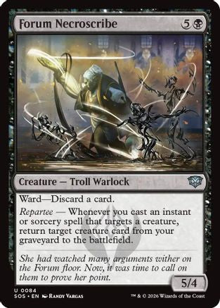 Forum Necroscribe (SOS-084) Foil - Secrets of Strixhaven