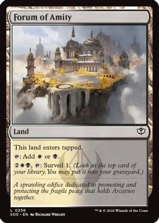Forum of Amity (SOS-256)  Foil - Secrets of Strixhaven