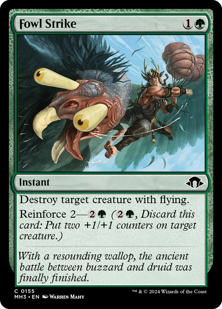 Fowl Strike (MH3-155)  Foil - Modern Horizons 3