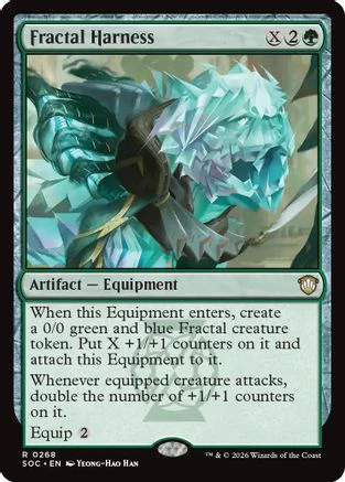 Fractal Harness (SOC-268)  - Commander: Secrets of Strixhaven
