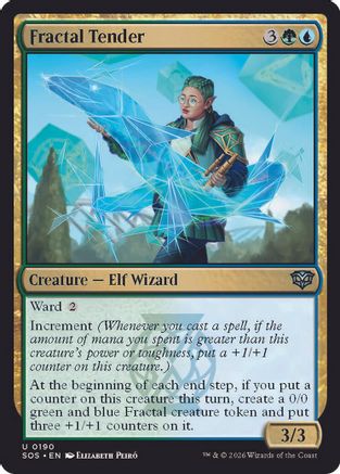 Fractal Tender (SOS-190) Foil - Secrets of Strixhaven