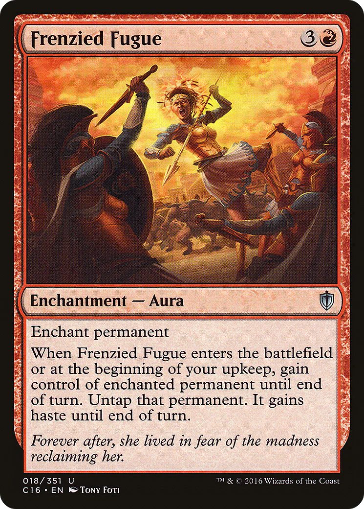 Frenzied Fugue (C16-018)  - Commander 2016