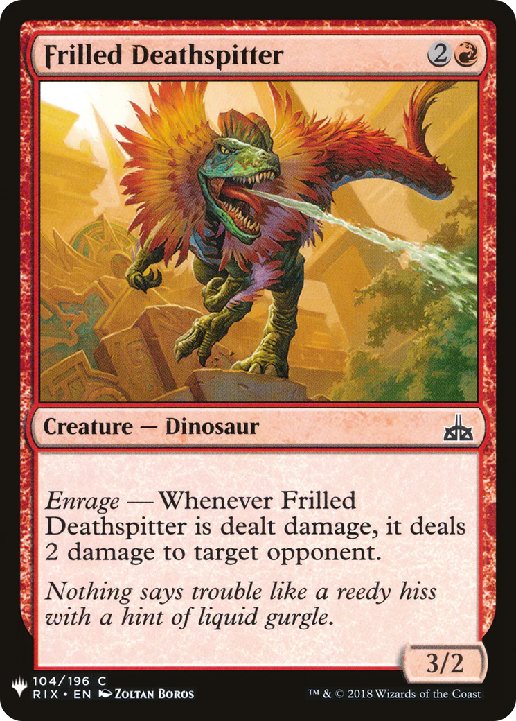 Frilled Deathspitter (LIST-104)  - The List