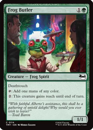Frog Butler (TMT-114)  - Teenage Mutant Ninja Turtles