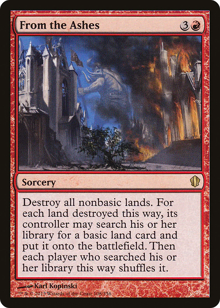 From the Ashes (C13-108)  - Commander 2013
