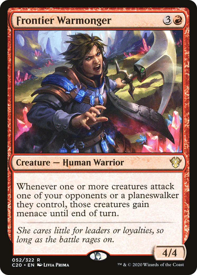 Frontier Warmonger (C20-052)  - Commander 2020