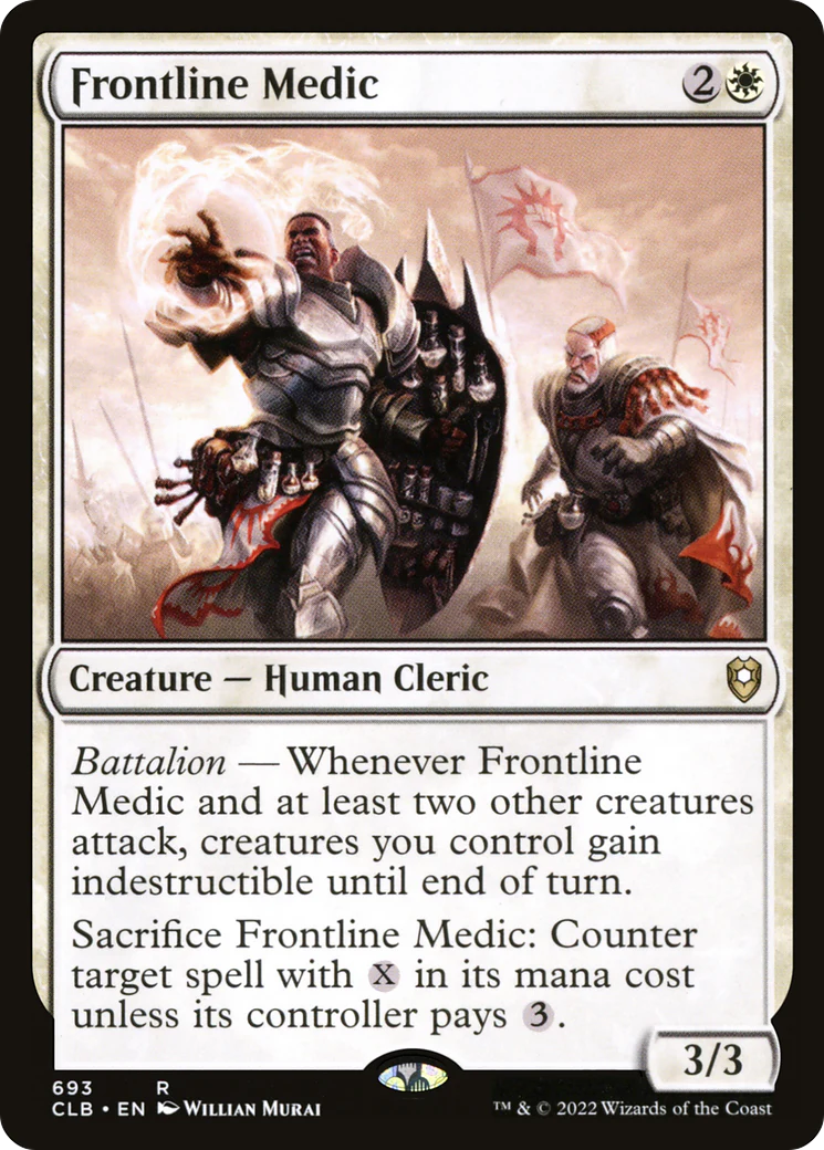 Frontline Medic (CLB-693)  - Commander Legends: Battle for Baldur's Gate