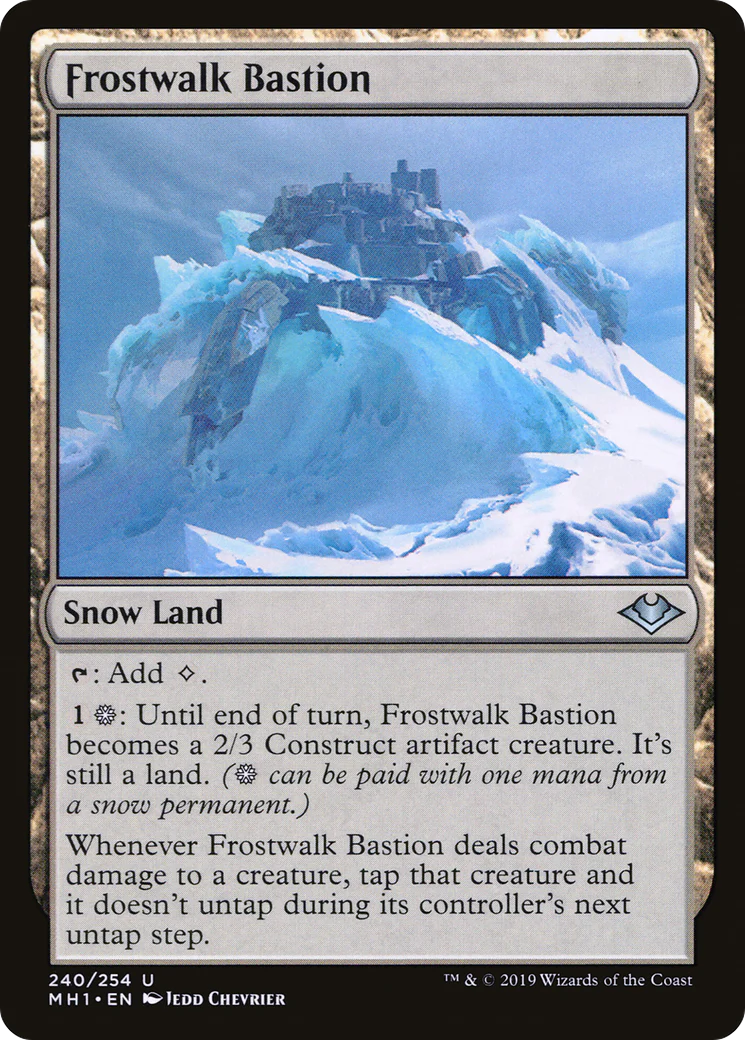 Frostwalk Bastion (MH1-240) Foil - Modern Horizons
