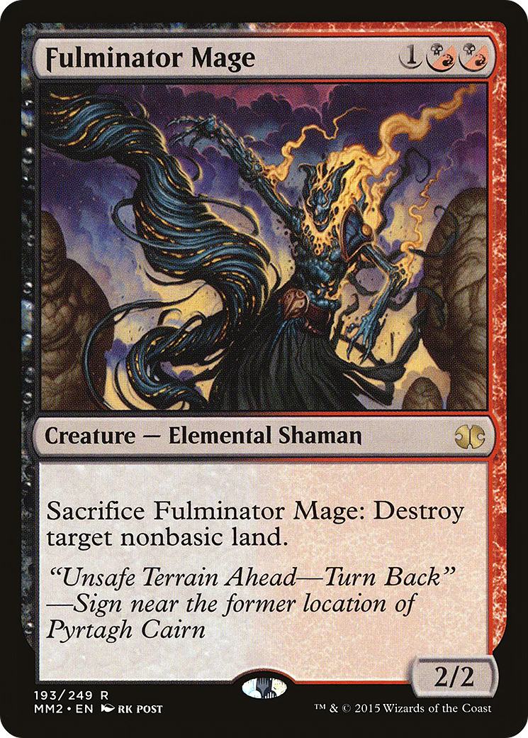 Fulminator Mage (MM2-193)  Foil - Modern Masters 2015