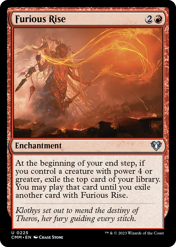 Furious Rise (CMM-225)  - Commander Masters