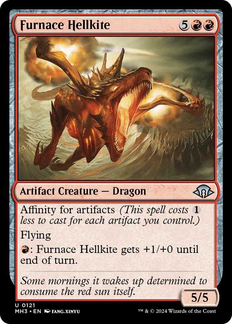 Furnace Hellkite (MH3-121)  - Modern Horizons 3