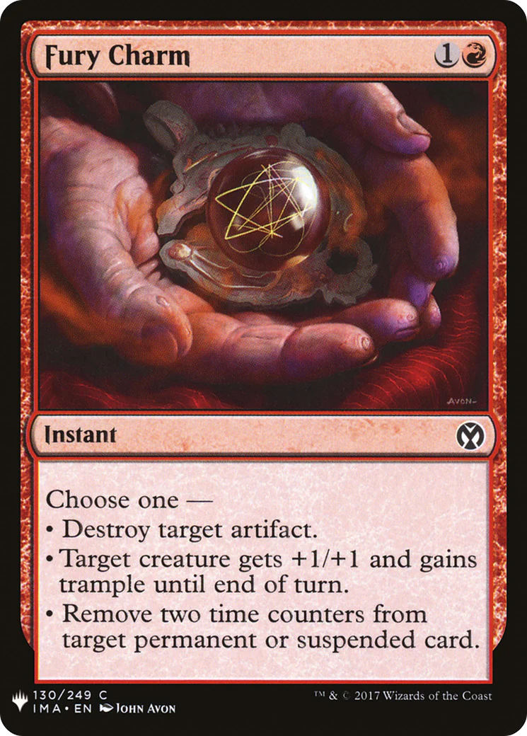 Fury Charm (LIST-130) - The List