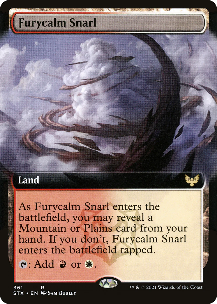 Furycalm Snarl (Extended Art) (STX-361)  Foil - Strixhaven: School of Mages: (Extended Art)