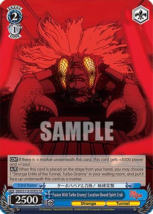 Fusion With Turbo Granny! Location-Bound Spirit Crab (SR) (DDD/S118-E095S SR) - DANDADAN