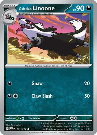 Galarian Linoone 131  ME Ascended Heroes - Common