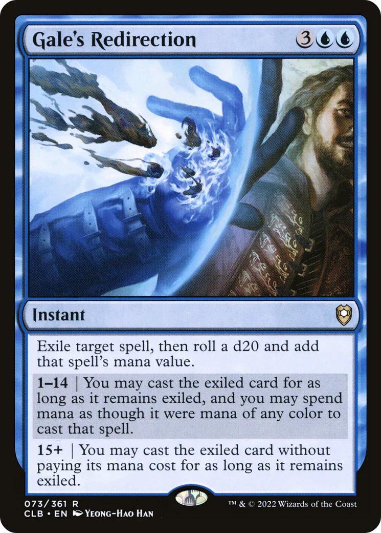 Gale's Redirection (CLB-073)  Foil - Commander Legends: Battle for Baldur's Gate