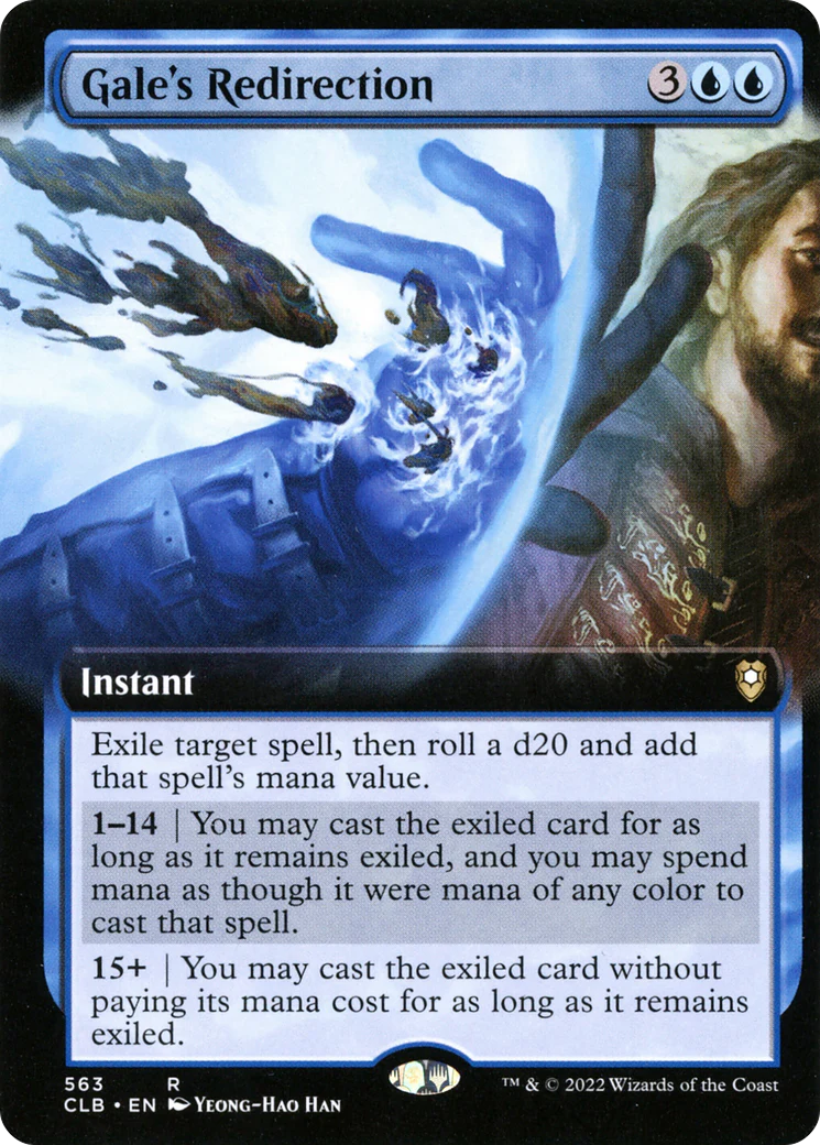 Gale's Redirection (Extended Art) (CLB-563)  Foil - Commander Legends: Battle for Baldur's Gate: (Extended Art)