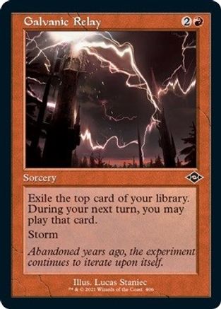 Galvanic Relay (Retro Frame) (Foil Etched) (MH2-406)  Foil - Modern Horizons 2