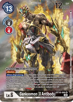 Gankoomon (X Antibody) (Alternate Art) (BT10-068) - Xros Encounter Foil