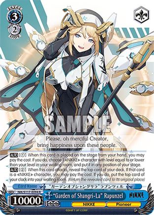 "Garden of Shangri-La" Rapunzel (NIK/S117-E094 R) - GODDESS OF VICTORY: NIKKE