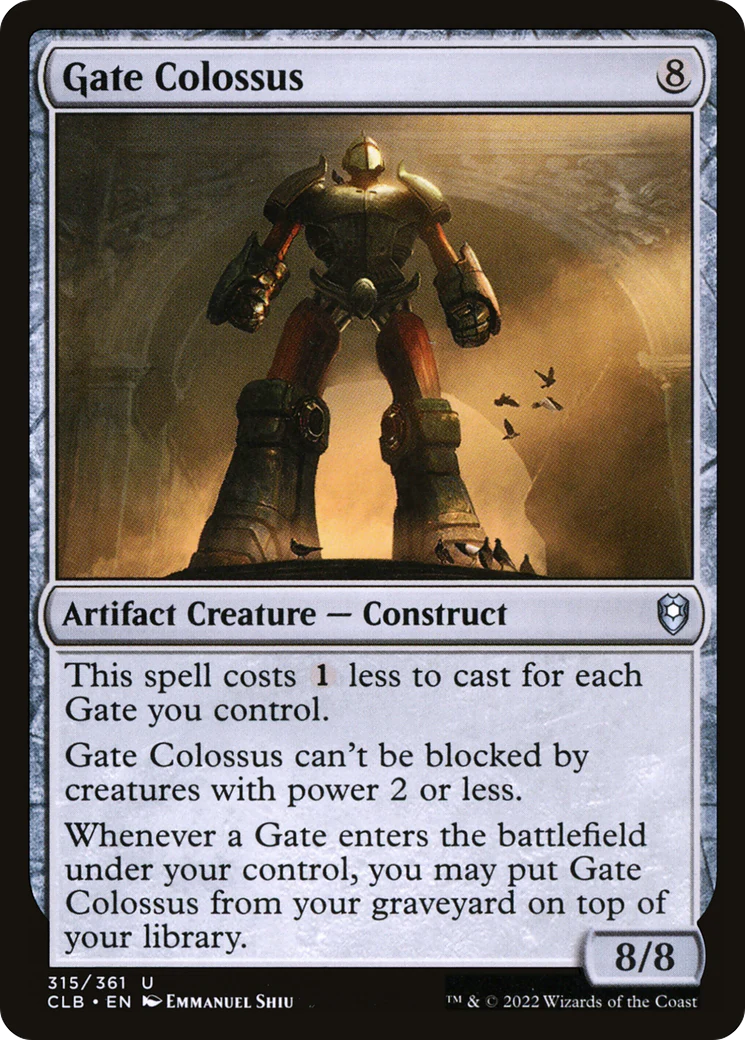 Gate Colossus (CLB-315) Foil - Commander Legends: Battle for Baldur's Gate