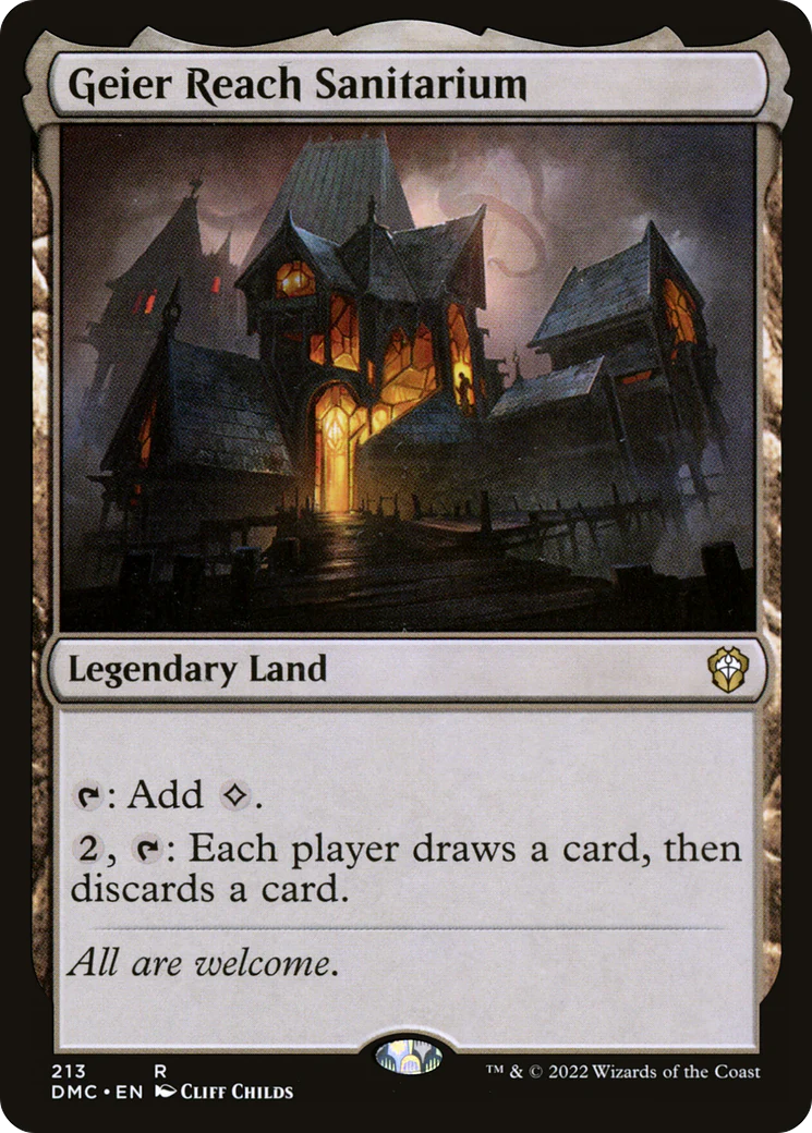 Geier Reach Sanitarium (DMC-213)  - Dominaria United Commander